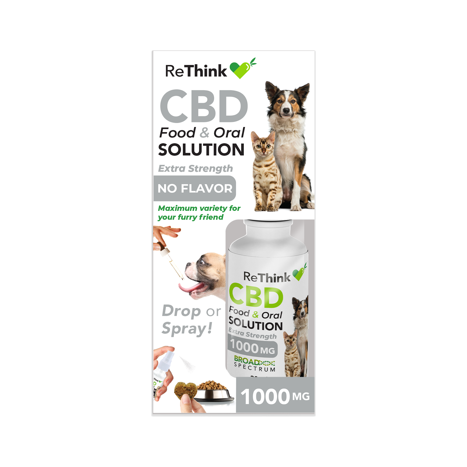 ReThink CBD Oral Spray For Pets