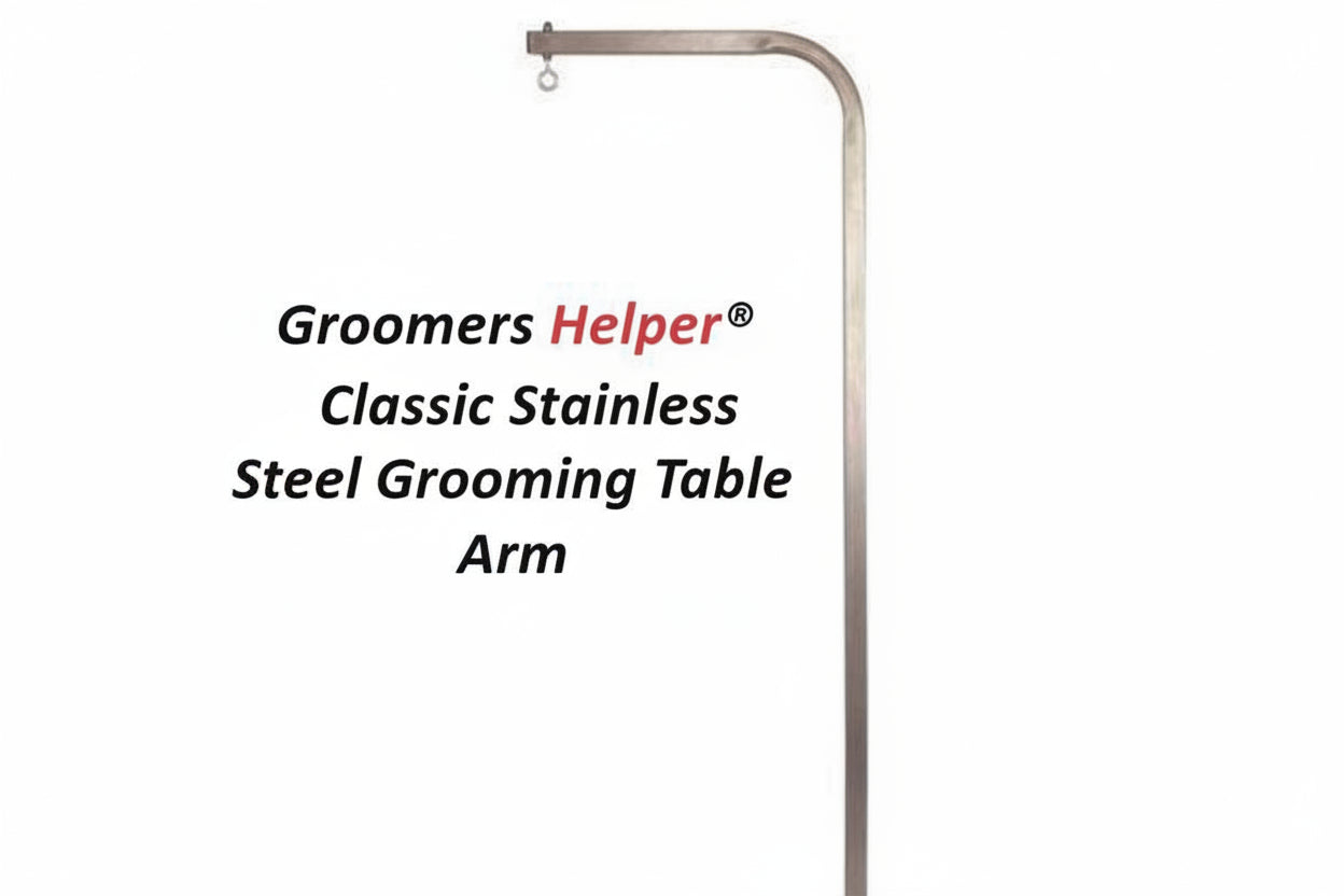 Brazo clásico premium de acero inoxidable de 1" para mesa de peluquería