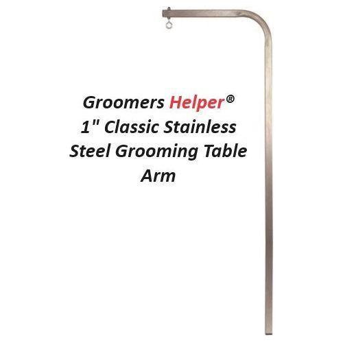 Premium 1" Classic Stainless Steel Grooming Table Arms