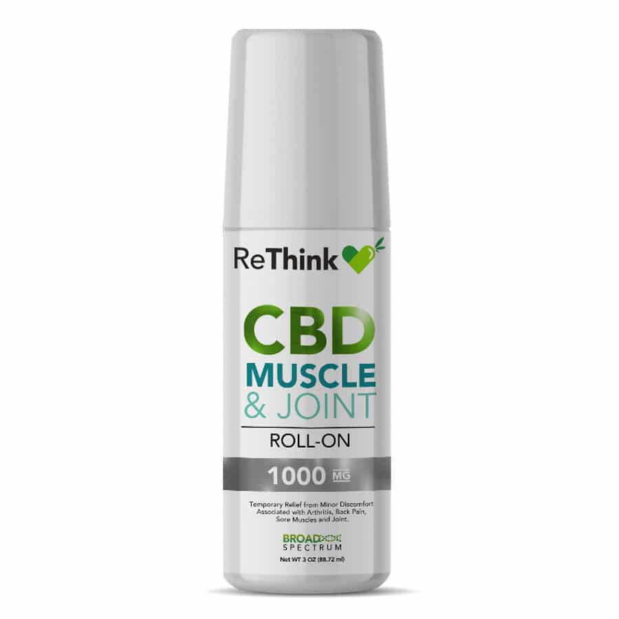 ReThink CBD Pain Relief Cream – Roll On 1000MG - Groomers Helper